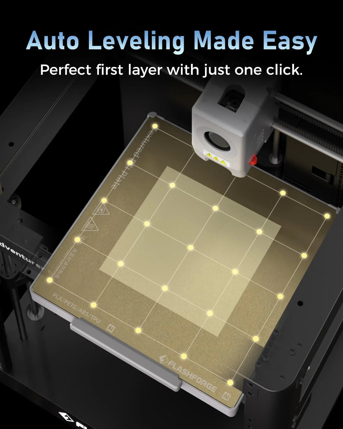 Flashforge AD5M FDM 3D Printer – 600mm/s, Auto Bed Leveling & Quick-Change Nozzle