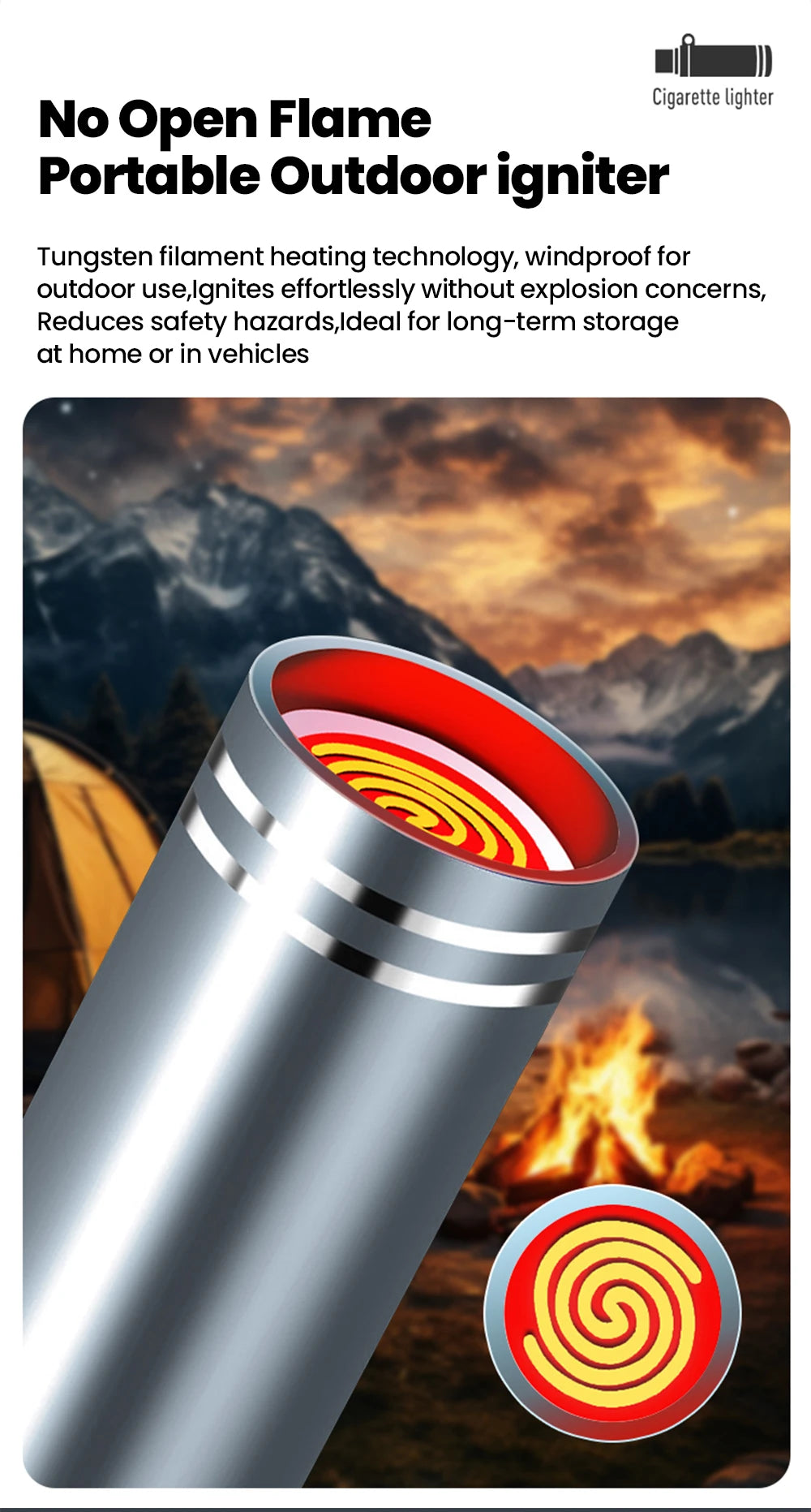 Mini Type-C Lighter – USB-C Electric Lighter for iPhone & Android