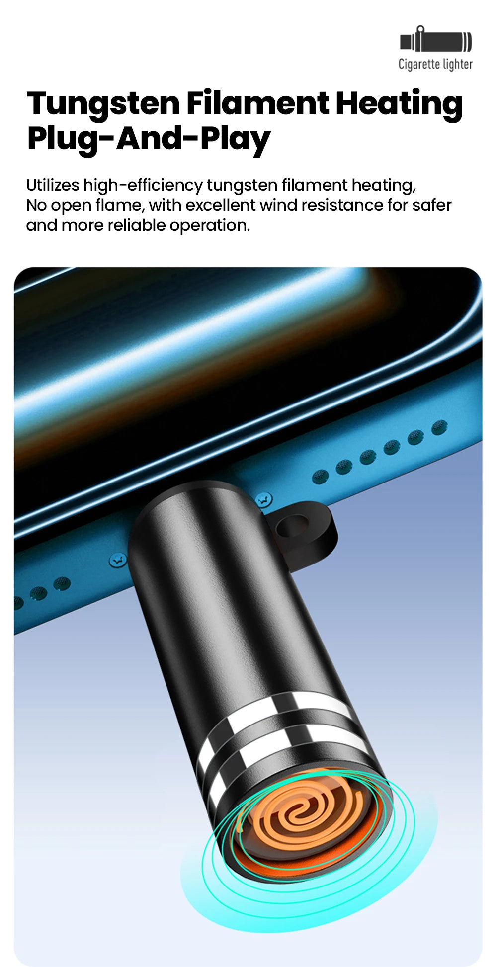 Mini Type-C Lighter – USB-C Electric Lighter for iPhone & Android