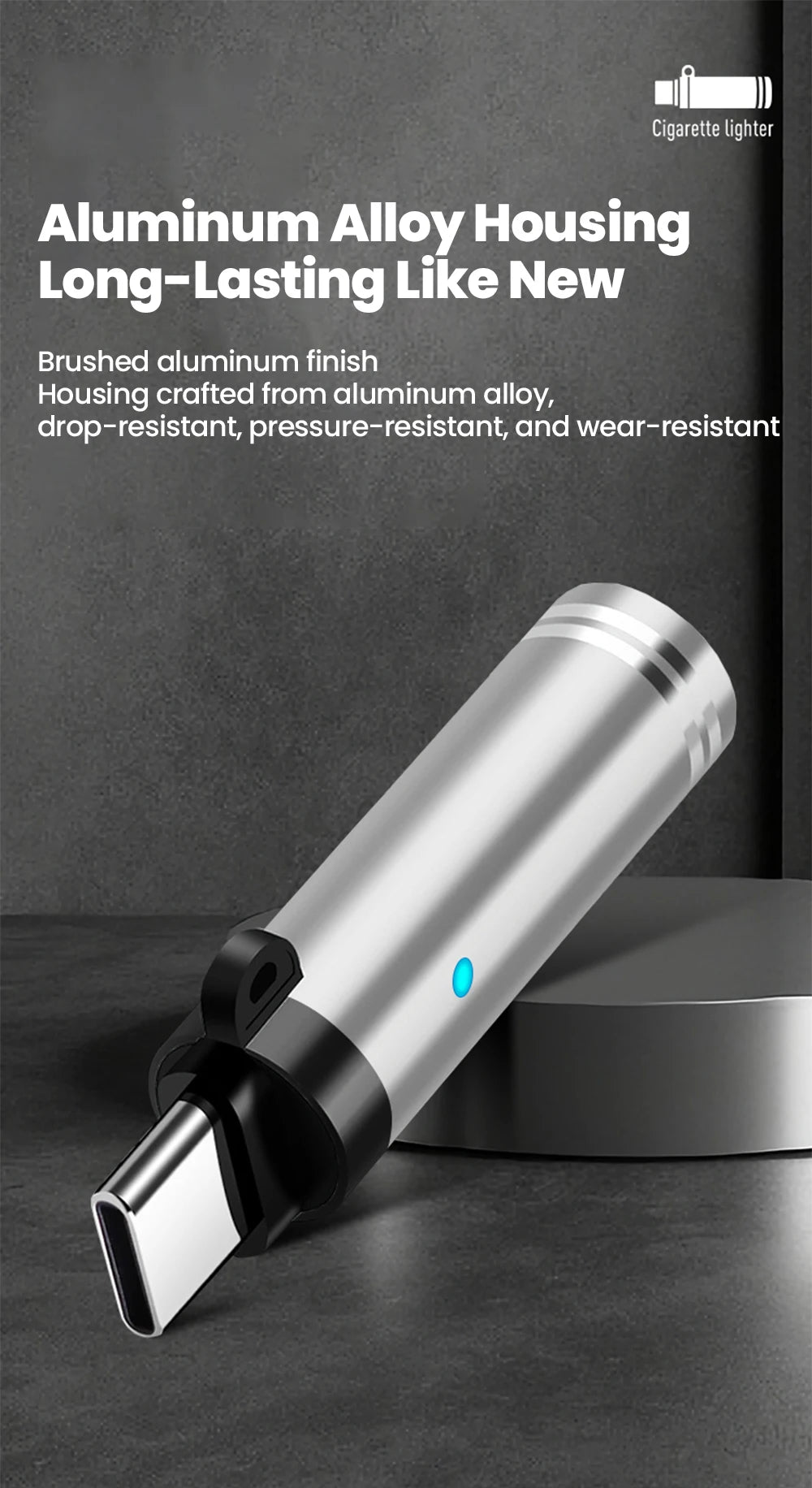 Mini Type-C Lighter – USB-C Electric Lighter for iPhone & Android