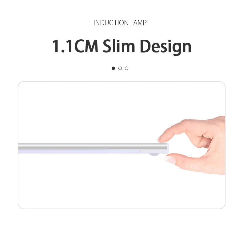 Magnetic LED Under-Cabinet Light – Motion Sensor & USB Rechargeable