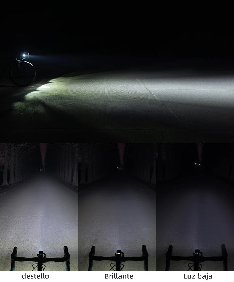 ROCKBROS RHL1000 Bike Front Light – 1000LM, IPX6, USB-C Rechargeable