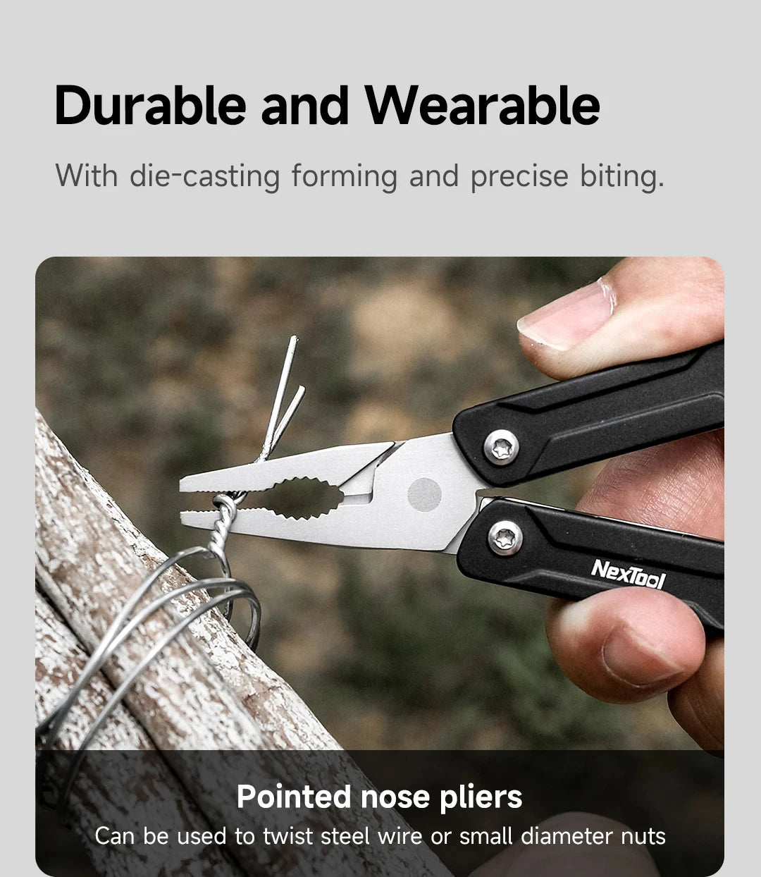 NexTool Mini Sailor Pliers Lite 10 In 1 Folding EDC Multi Tool Scissors Screwdriver Outdoor Portable Equipment Hand Tools