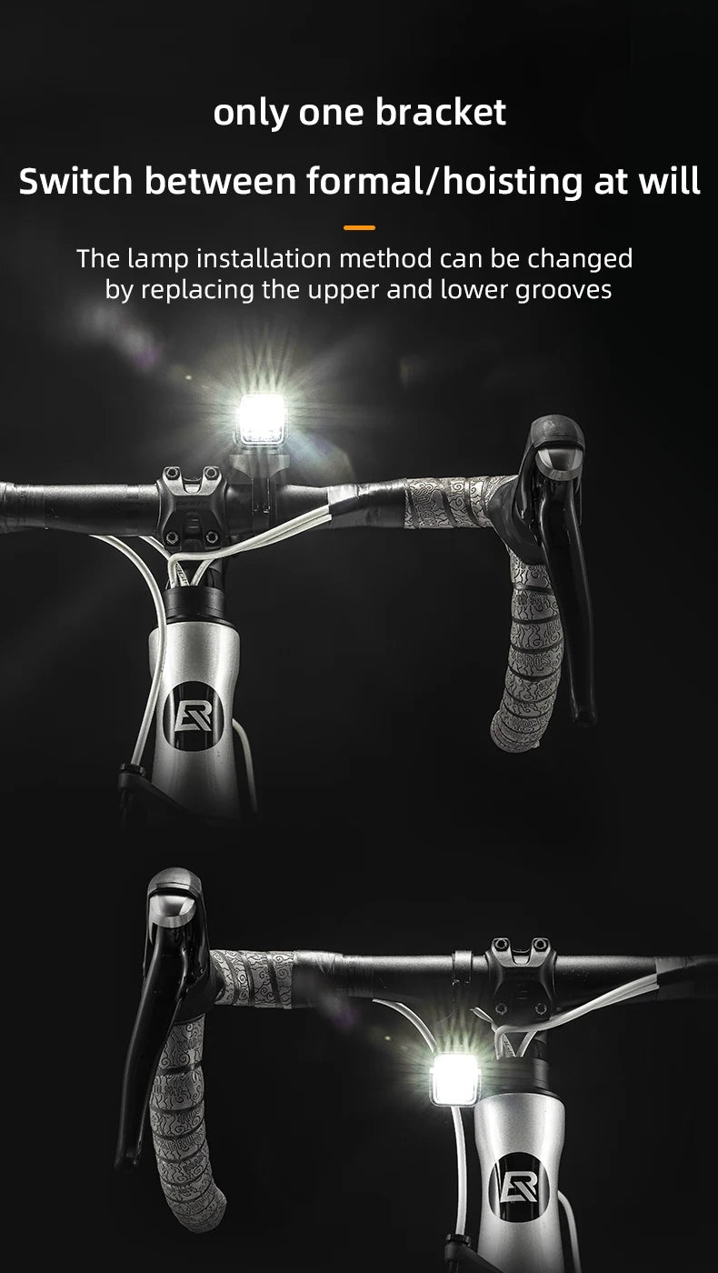 ROCKBROS RHL1000 Bike Front Light – 1000LM, IPX6, USB-C Rechargeable