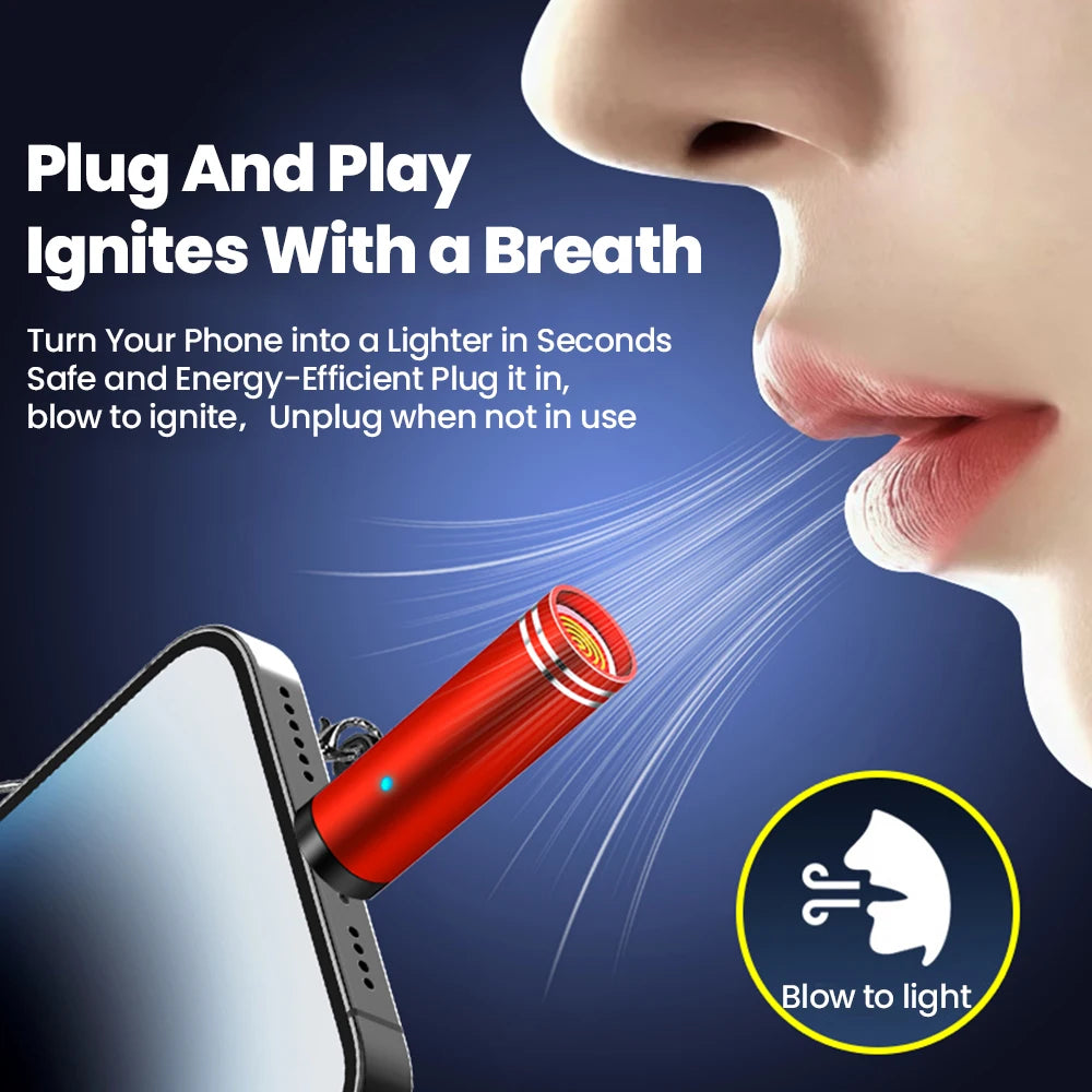 Mini Type-C Lighter – USB-C Electric Lighter for iPhone & Android