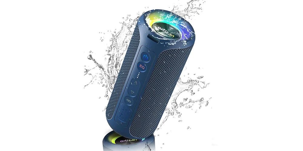 Ortizan X8 Pro 40W Bluetooth Speaker – IPX7 Waterproof, 30H Battery, Portable Outdoor